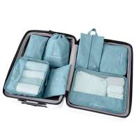 Wholesale ODM Polyester 7pcs Set Travel Organizer Bag luggage Storage Bag