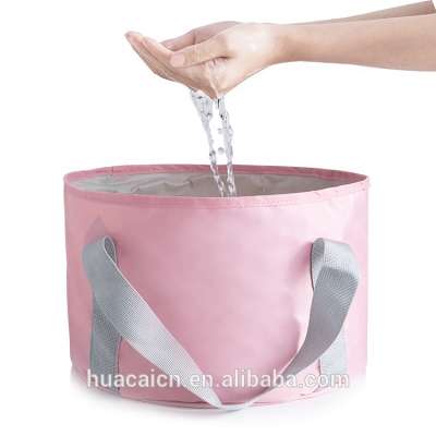 Outdoor Camping Foldable Footbath Bag Large Waterproof Folding Wash Basin Bag