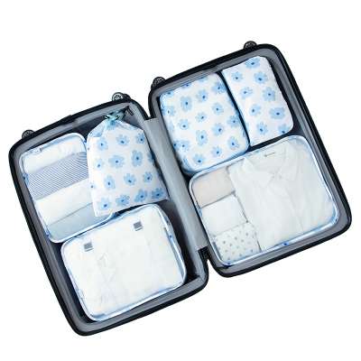 6 set packing cubes luggage compression pouches waterproof packing cubes bag in bag travel bag organizer travel cubes